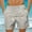 #219-Khaki, variant on Ceisia Men's Fashion Casual Hawaiian Leaf Print Swim Shorts Quick Dry Beach Trunks with Elastic Waist Drawstring Gifts for Father Gray 4X