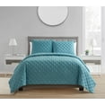 thumbnail image 1 of Avery Pure Cotton Bamboo Babs 3 Piece Double/Queen Quilt Set, 1 of 7