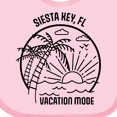 thumbnail image 3 of Inktastic Summer Vacation Mode Siesta Key Beach Florida Boys or Girls Baby Bib, 3 of 3