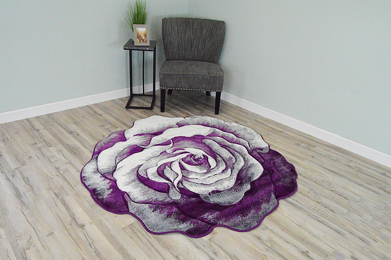 FLOWERS 3D Effect Hand Carved Thick Artistic Floral Flower Rose