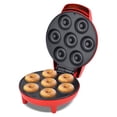 thumbnail image 2 of Courant Mini Donut Maker, Non-stick Surface, Makes 7 Doughnuts, Kid-Friendly, Red, 2 of 5