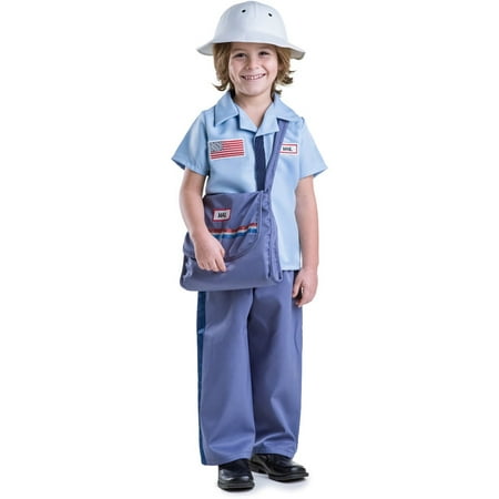 Dress Up America Mail Carrier Costume Set - Size Large (12-14)