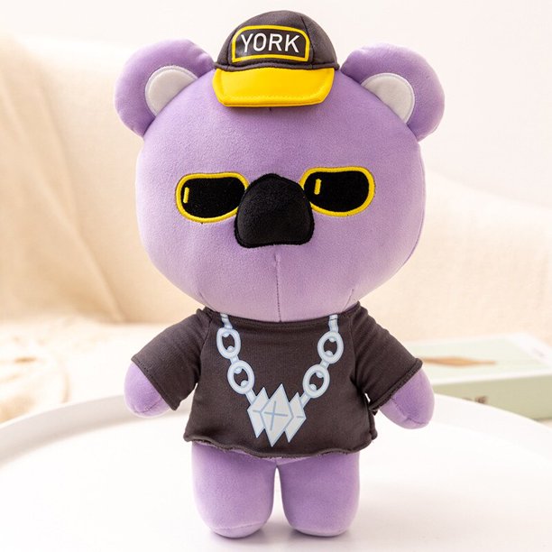 Lindo conejo oso de peluche para niños Animal relleno suave gato de dibujos animados perro Shiba Inu mantequilla seguridad ase juguetes para niñas regalo de cumpleaños 35cm zhangyuxiang LED