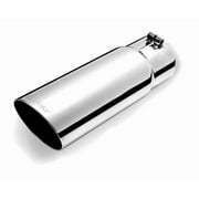 Gibson Exhaust 500420 GIB500420 POLISHED STAINLESS STEEL TIP
