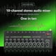thumbnail image 5 of Professional Audio Mixer 10 Channel Stereo Mixer with RGB Light & Ultra Low Noise DC5V Easy Operation EU Plug, 5 of 5