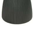 thumbnail image 7 of Matte Black MgO Concrete Outdoor Round Side Table, 7 of 7