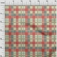 thumbnail image 2 of oneOone Viscose Chiffon Fabric Tartan Check Print Fabric By The Yard 42 Inch Wide, 2 of 4
