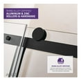 thumbnail image 6 of ANZZI Frameless Sliding Shower Door Rhodes Series with Handle 48 x 76 in. Matte Black, 6 of 8