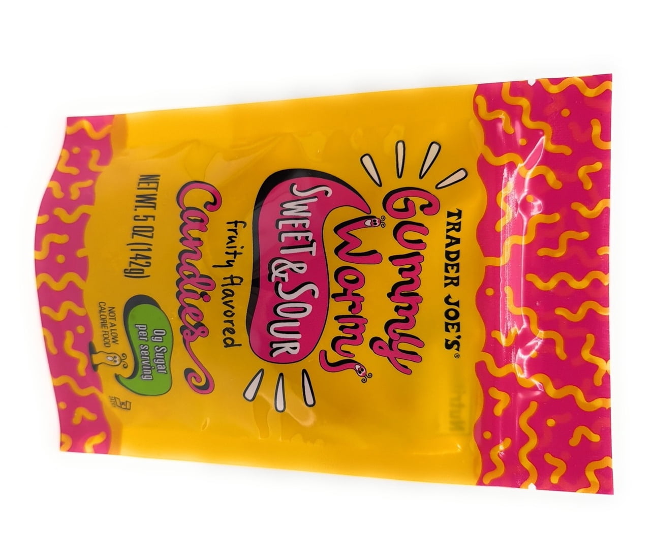 Trader Joe's Gummy Worms Sweet & Sour Fruit Flavored (5 oz)