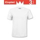 thumbnail image 3 of Camiseta Kingsted White para hombre, paquete de 3, mezcla de algodón, M, 3 of 5