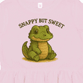 thumbnail image 4 of Inktastic Snappy but Sweet Cute Alligator Girls Toddler Dress, 4 of 5