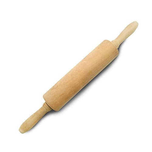 Easy to Handle Small Dough Roller Suitable for Smaller Hands VANZAVANZU Wood Mini Rolling Pin for Kids Baking Sleek and Sturdy Eco-friendly and Safe Mini-T 