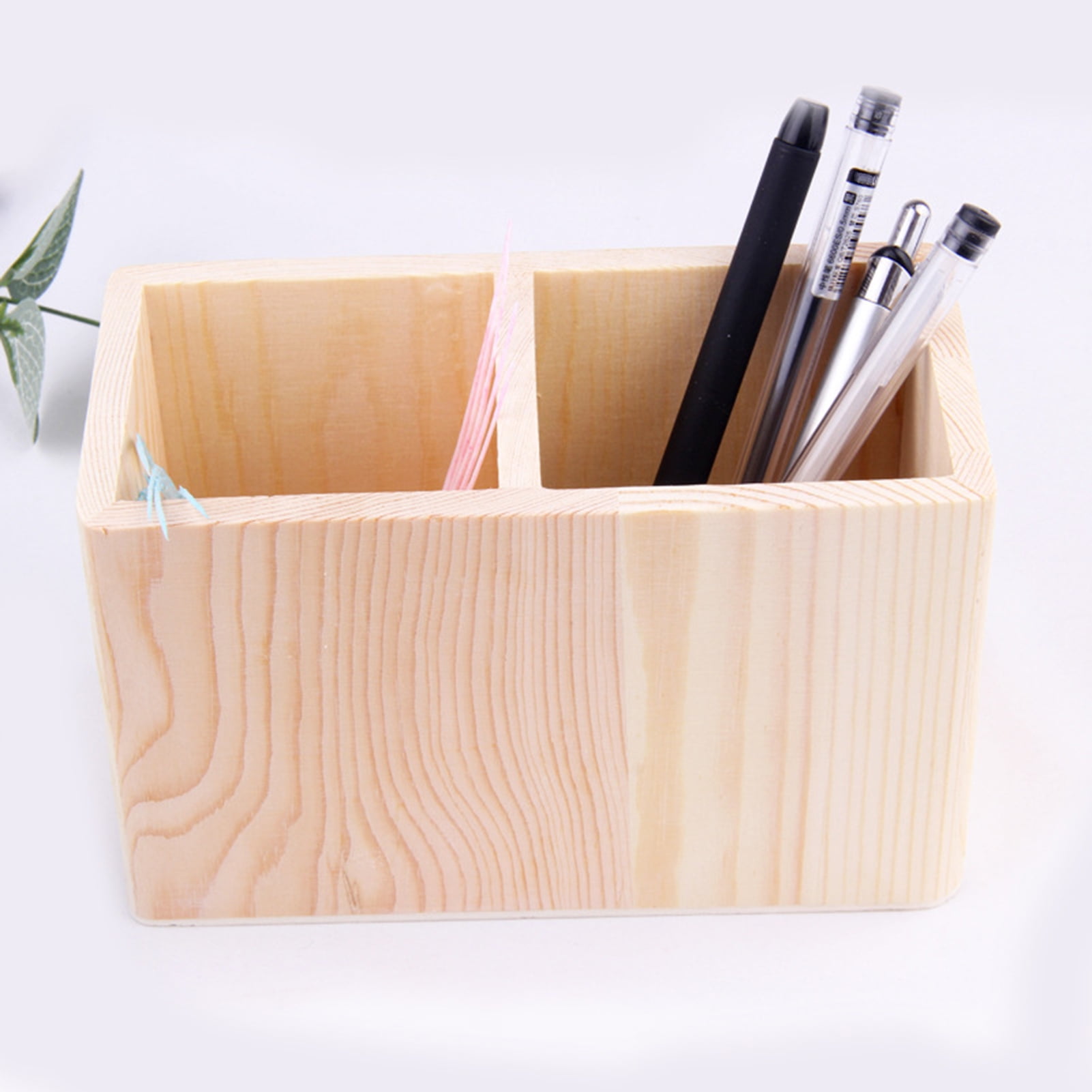  NUOBESTY Box Vintage Pen Cup Holder Tabletop Pen Holders  Pencils in Bulk Wood Pen Holder Kids Kickstand Makeup Pencil Container  Suits for Men Stationery Organizer Desk Appendix Wooden : Office Products