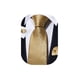 thumbnail image 1 of Conjunto de corbata Barry.Wang de seda dorada, 150 cm x 8,5 cm, 1 of 4
