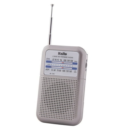 Kaito KA200 Portable Pocket Size AM/FM Radio - (Best Pocket Dab Radio)
