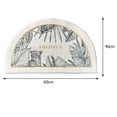 thumbnail image 4 of facefd Floor Rug Soft Indoor Decor Wide Applications for Kitchen Doorway Bedroom Shower Semi-circle, 4 of 9