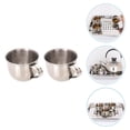 thumbnail image 3 of 2pcs acero inoxidable tazas de agua sake tazas pequeñas tazas tazas de plum vino tazas, 3 of 8