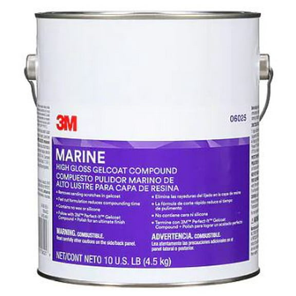 3M 06025 Marine High Gloss Gelcoat Compound