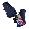 thumbnail image 3 of Guantes reflectantes con cremallera, impermeables, de terciopelo grueso, cálidos, resistentes al viento, para hombres y mujeres, para montar en tranvía, esquiar al aire libre, otoño e invierno, 3 of 6