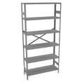 thumbnail image 2 of Metal Shelving Unit, 24"D x 36"W x 75"H, 6 Shelves, Carbon Steel, 2 of 3