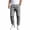 A Gray, variant on Men's Pants Pants Men's Solid Color Pocket Bandage Elastic Waist Casual Fashionable Cargo Full Length Pants Gray M
