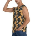 thumbnail image 3 of Fotbe Chicken Legs Men's Camiseta sin Mangas Estampada para Hombres, Playera Casual para Gimnasio, Entrenamiento, Playa-Small, 3 of 7