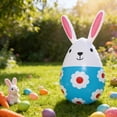 thumbnail image 2 of Lapin Gonflable de Pâques avec Œufs Colorés Décoration de Vacances pour Jardin Intérieur Extérieur Fête, 2 of 5