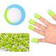 thumbnail image 5 of 20 piezas de esponja de dedo Dobbs herramientas kit de pintura de esponja de dedo para pintura DIY pasatiempo creativo verde (esponja de dedo herramientas Dobbs kit de pintura de dedos para bricolaje) ER, 5 of 5