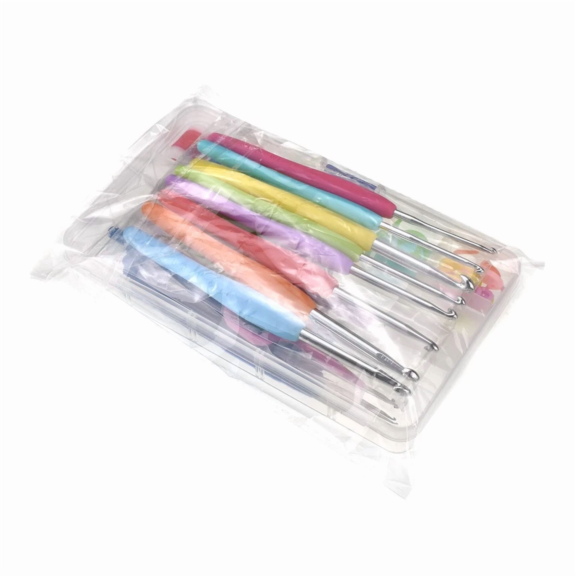 CIRCLE- Crochet Set Handmade Wool Crochet Crochet Tool Set Combination Bag Metal Aluminu