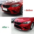 thumbnail image 5 of Para BMW F87 M2 CS Coupe Competition 2016 2017 2018 2019 2020 2021 Kit de carrocería de parachoques delantero de coche Spoiler Canard Splitter Difusor, 5 of 5