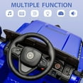 thumbnail image 5 of EastVita 12V Kids Ride on Truck Car,4 Wheeler Electric Vehicles with Remote Control,3 Speeds, LED Lights,Music,MP3,Battery Powered Ride on Toy Deep Blue, 5 of 6