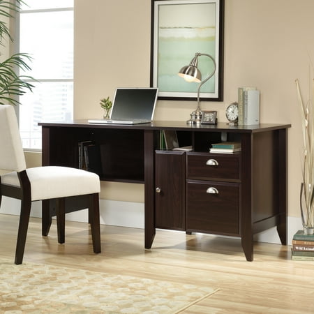 Sauder Shoal Creek Computer Desk Jamocha Wood Finish Com Sauder Shoal Creek Computer Desk Jamocha Wood Finish