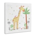 thumbnail image 3 of Stupell Industries Floral Baby Giraffe Illustration Canvas Wall Art, design by Carla Daly, 24 x 24, 3 of 7