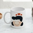 thumbnail image 3 of CafePress - Peanuts Lucy Hearts - 11 oz Ceramic Mug - Novelty Coffee Tea Cup, 3 of 3