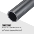 thumbnail image 4 of Tubo redondo rígido Uxcell gris oscuro 1.01 x 1.26"(ID*OD) de alto impacto para manualidades de tuberías de agua y funda de cable, 4 of 6