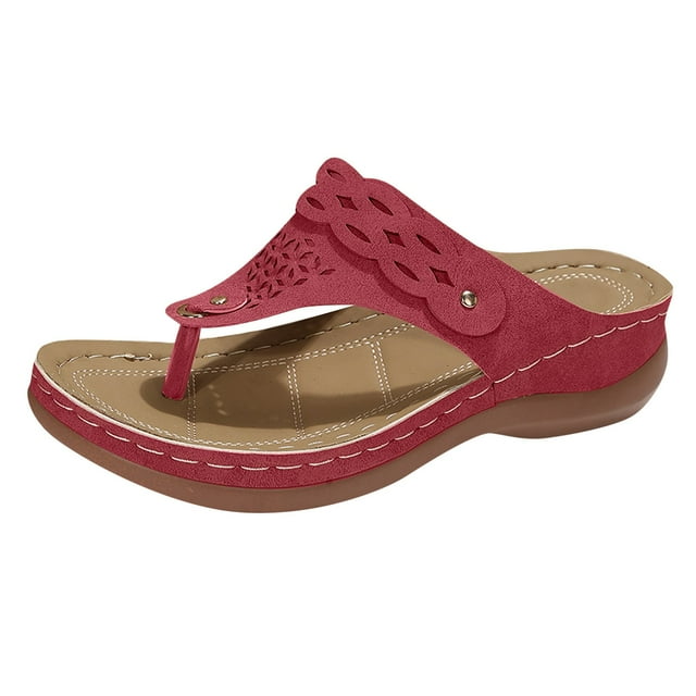 DAFEI Sandales pour Femmes Sandales de Plage Sandales de Plage pour Dames Chaussures Compensées d'Été Pantoufles pour Femmes Sandales Bohèmes Chaussures Mode