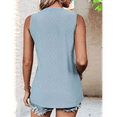 thumbnail image 4 of Women'S Summer Casual Crewneck Cap Sleeve Shirts M, 4 of 6
