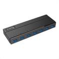 thumbnail image 1 of Hub USB 3.0 enchufable de 7 puertos con adaptador de alimentación de 36 W, 1 of 5