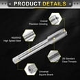 thumbnail image 4 of Uxcell Hand Taper Tap 7/16-20 UNF 2B Left Hand Thread Taper Style Taps Straight Flute Screw Tapping Threading Tool, 4 of 6