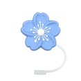 thumbnail image 1 of Plant Cartoon Straw Cover Straw Lid Silicone Dust Plug Straw Decoration for Flower Party, 1 of 7