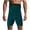 Green, variant on Bovxnpu Mens Compressive Shorts Running Shorts Athletic Workout Sport Shorts Man Solid-Color Sports High-Waist Fitness Tight Pants Hip Double-Layer Half Shorts Pants