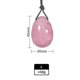 thumbnail image 1 of 1 Set Natural Pink Rose Quartz Yoni Jade Eggs Healing Crystal Massage Stick Stone Women Kegel Exerciser Reiki Healing Happy H, 1 of 1