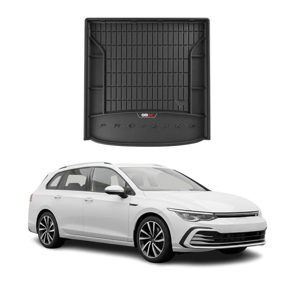 OMAC Premium Cargo Mats Liner for VW Golf R Mk8 2022-2024 All-Weather Heavy Duty