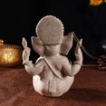 thumbnail image 2 of Injueey Estatuas indias de elefante de arenisca Vintage, adornos de Buda, escultura portátil de Dios hindú, figuritas hechas a mano para Decoración, 2 of 6
