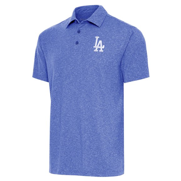 Men's Antigua  Heather Royal Los Angeles Dodgers Par Polo
