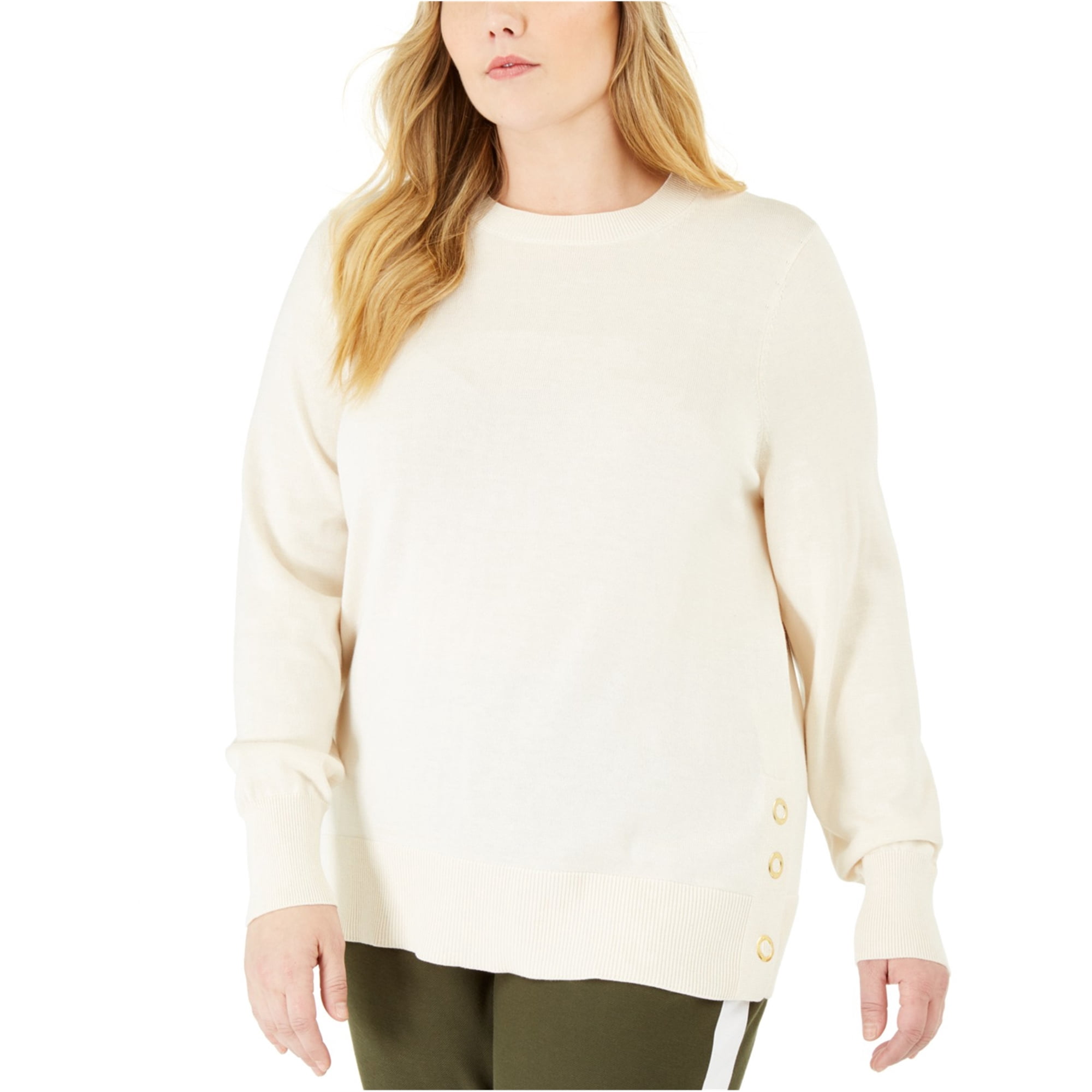 Michael Kors Womens Side Hem Snap 