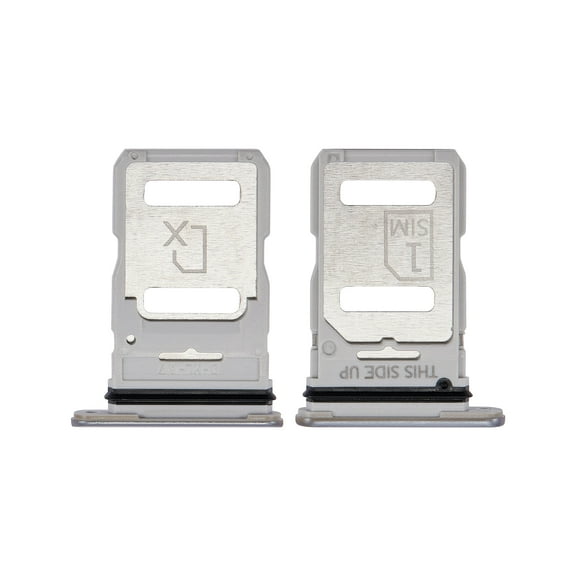 Replacement Single Sim Card Tray Compatible With Motorola Edge 30 (2022) (Supermoon Silver)