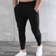 thumbnail image 1 of Pantalones deportivos de moda para hombre, con cordón ajustable y múltiples bolsillos, de poliéster y elastano., 1 of 8
