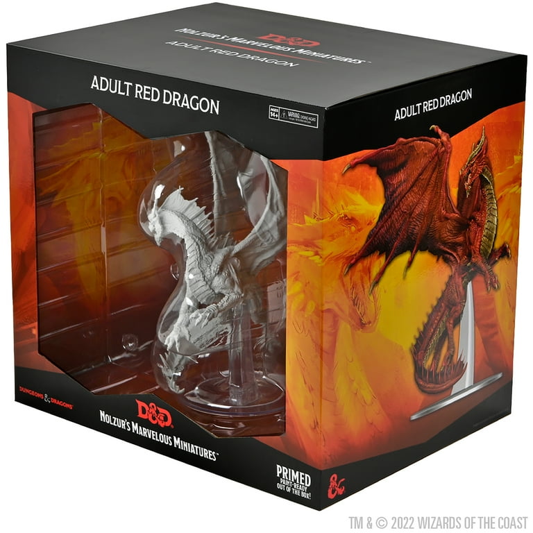 D&D Nolzur's Miniatures: Adult Red Dragon - Unpainted D&D Nolzur's Miniatures: Adult Red Dragon - Unpainted