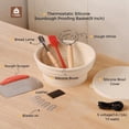 thumbnail image 5 of Heating Sourdough Bread Proofing Basket Set, Electric Thermostatic Silicone Batter Bowl,Banneton Sourdough Bread 9 Inch, 5 of 6